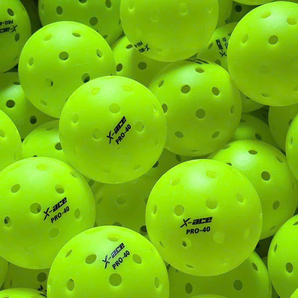 Bóng Pickleball thi đấu X-ACE Pro 40 lỗ chất liệu PE, bền bỉ, chính xác trong từng pha bóng