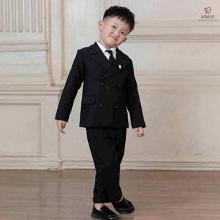 Set Vest Màu Đen Cho Bé Trai KIMEE KIDS Dự Tiệc, Sinh Nhật, Chất Liệu Thoải Mái, Từ 1-10 Tuổi Được Thiết Kế Bởi Kimee