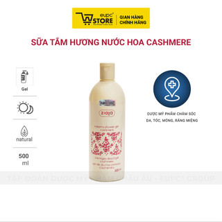 Sữa Tắm Hương Nước Hoa Cashmere Ziaja 500ml Làm Sạch Nhẹ Nhàng Cho Mọi Loại Da EUPC STORE