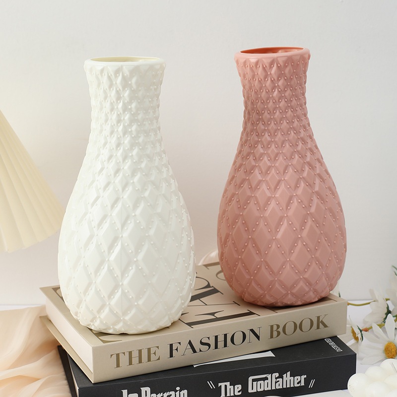 Bình Cắm Hoa - Lọ Hoa Bằng Nhựa Việt Nhật Giả Gốm, Dùng Trang Trí Nhà Cửa, Decor..