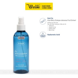 Nước Cân Bằng Dưỡng Ẩm Dạng Xịt Hyaluronic Giảm Oxy Hóa Ziaja Acai Berry 200ml Lành Tính Với Làn Da EUPC STORE