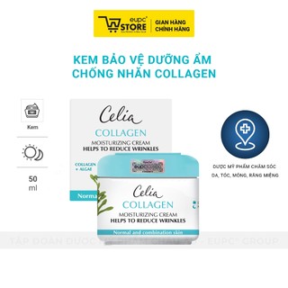 Kem Bảo Vệ Dưỡng Ẩm Giảm Nhăn Collagen Celia 50ml Lành Tính, An Toàn Cho Mọi Loại Da EUPC STORE