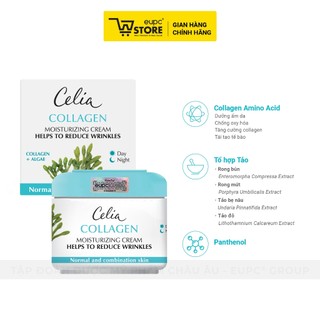 Kem Bảo Vệ Dưỡng Ẩm Giảm Nhăn Collagen Celia 50ml Lành Tính, An Toàn Cho Mọi Loại Da EUPC STORE