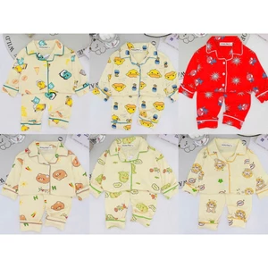 Bộ DÀI PIZAMA Chất Thun Lạnh Dể Thương Cho Bé Trai -Bé Gái ,Đồ Bộ Cho Bé Minkey Bab
