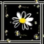 🖤🖤🖤G-DRAGON_ONE PETAL DAISY - G-DRAGON - Khăn lụa Latin - Khăn Bandana 70x70cm