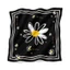 🖤🖤🖤G-DRAGON_ONE PETAL DAISY - G-DRAGON - Khăn lụa Latin - Khăn Bandana 70x70cm