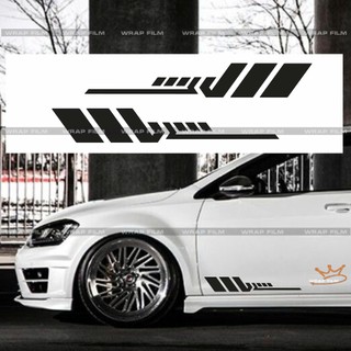 Decal trang trí hai bên hông xe đa vi trí, tem cắt ghép nền rỗng phù hợp tất cả màu xe
