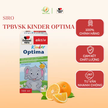 Kinder Optima (Đức) - Siro Lysine & Vitamin Tổng Hợp - Giúp Trẻ Ăn Ngon, Hấp Thu Tốt, Tăng Đề Kháng