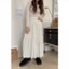 Chân váy lụa maxi tầng 2 lớp W@reHouse* bigsize.
