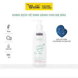 Dung Dịch Vệ Sinh Dành Cho Mẹ Bầu Ziaja Mum 300ml Thành Phần Làm Sạch Nguồn Gốc Tự Nhiên, An Toàn EUPC STORE