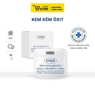 [DATE T10/2026] Kem Kẽm Ôxit Ziaja 80g Giúp Làm Diu, Giảm Hăm Tã, Mẩn Ngứa, An Toàn Cho Trẻ Sơ Sinh EUPC STORE