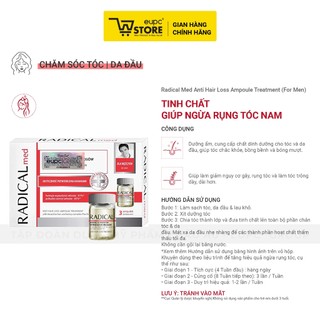 Tinh Chất Giúp Giảm Rụng Tóc Nam Radical Med 3x5ml Giúp Tóc Chắc Khỏe, Bồng Bềnh EUPC STORE