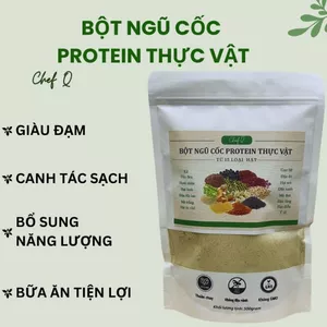 BỘT PROTEIN THỰC VẬT HOME- MADE THƠM NGON, BỔ DƯỠNG TÚI 500 GRAM - Q SHOP