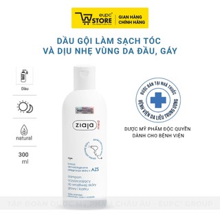 Dầu Gội Làm Sạch Tóc Và Dịu Nhẹ Vùng Da Đầu, Gáy Ziaja Med 300ml An Toàn Cho Da Nhạy Cảm Và Trẻ Nhỏ EUPC STORE
