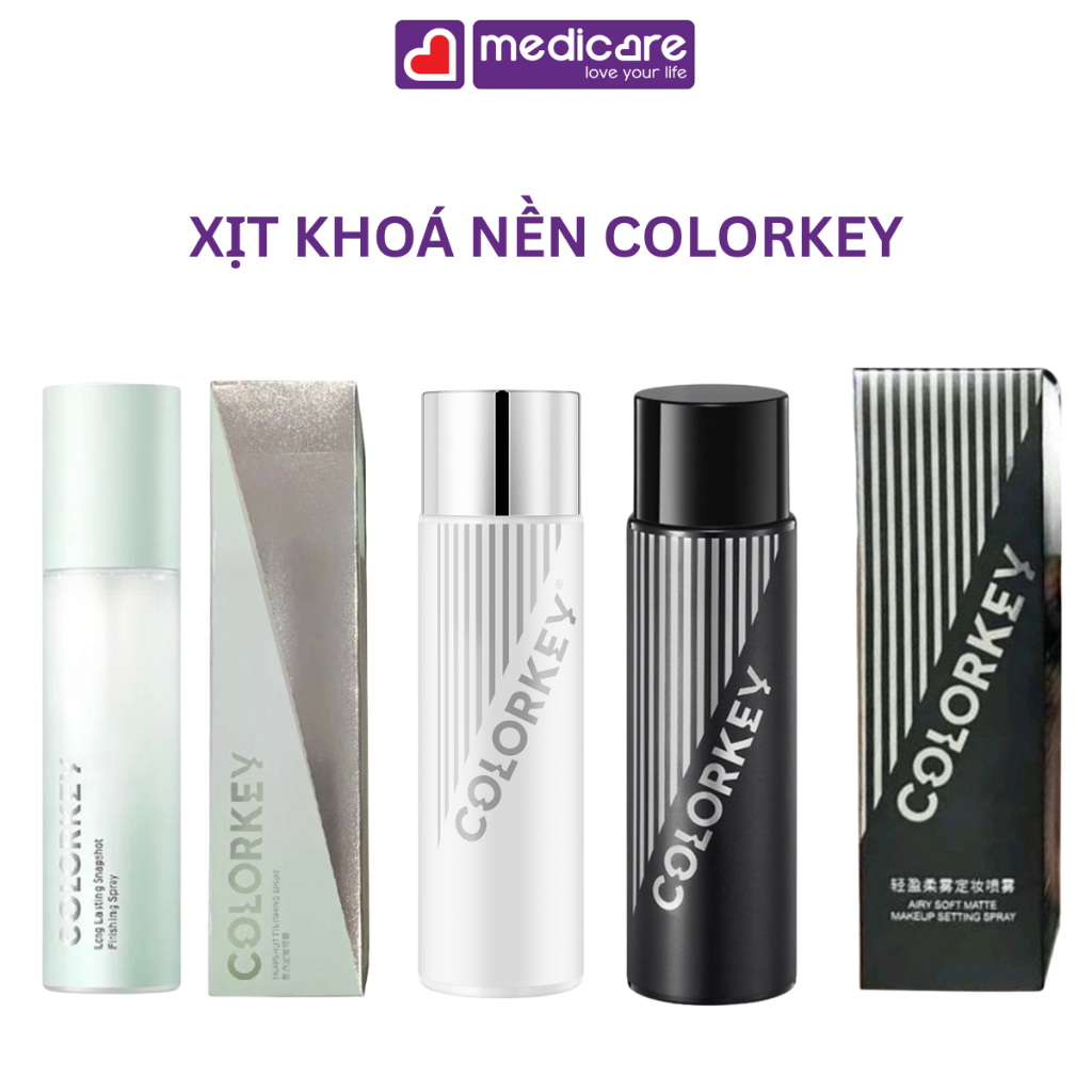 Xịt cố định trang điểm COLORKEY spray dành cho mọi loại da 100ml