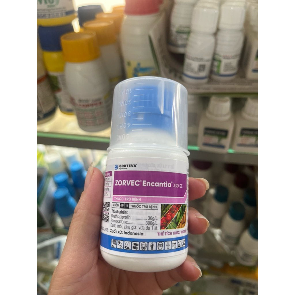 Zorvec Encantia 330SE-phòng sương mai, nấm trái- Chai 100ml