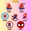 Bộ Hình In, Ủi Nhiệt Spider Man 04 - CP8 PET Sticker
