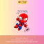Bộ Hình In, Ủi Nhiệt Spider Man 04 - CP8 PET Sticker