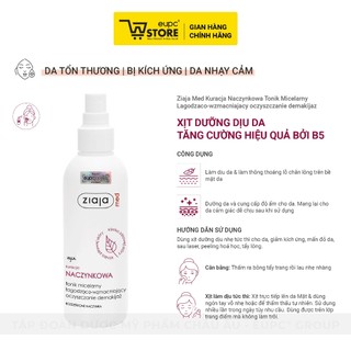 (T4/2026) Toner Dưỡng Dịu Da Dạng Xịt Tăng Cường Hiệu Quả Bởi B5 Ziaja Med 200ml Dịu Nhẹ Cho Da, Giảm Mẩn Đỏ EUPC STORE