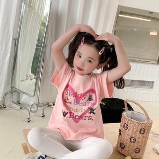 A66-[tomnaukid] Áo thun cộc tay bé gái đáng yêu mặc đi học đi chơi thoải mái - Size 9-40Kg