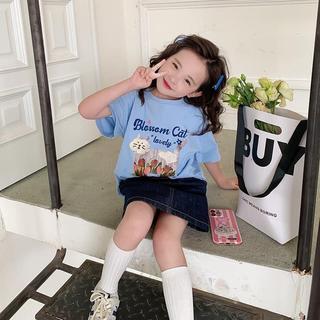 A66-[tomnaukid] Áo thun cộc tay bé gái đáng yêu mặc đi học đi chơi thoải mái - Size 9-40Kg