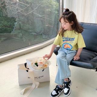 A66-[tomnaukid] Áo thun cộc tay bé gái đáng yêu mặc đi học đi chơi thoải mái - Size 9-40Kg