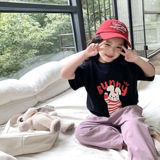 A66-[tomnaukid] Áo thun cộc tay bé gái đáng yêu mặc đi học đi chơi thoải mái - Size 9-40Kg