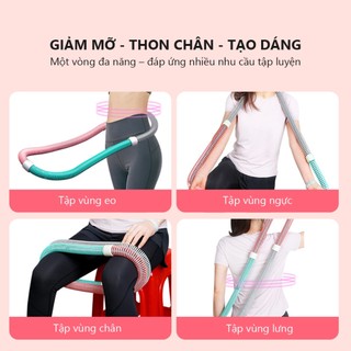 Vòng lắc eo thể dục 3 lớp PVC cao cấp giúp giảm mỡ bụng săn chắc vòng eo dùng cho mọi lứa tuổi TS15
