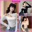 Áo Dài Tay Hở Vai Cổ Tròn RANSHI Ôm Body Sexy Quyến Rũ Chất Cotton Mềm Mịn - RA345
