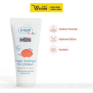 Kem Chăm Sóc Bảo Vệ Răng Miệng Dành Cho Trẻ Từ 2 Tuổi Ziaja Baby 50ml Giúp Ngăn Sâu Răng EUPC STORE