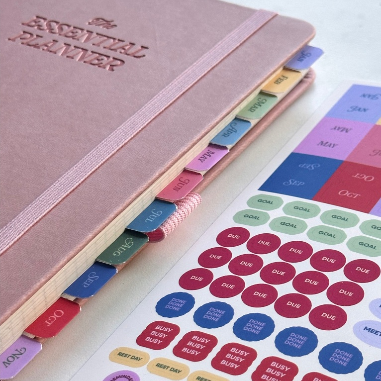 Index Sticker 2026 - Sticker đánh dấu tháng Planner, Monthly Tab ...