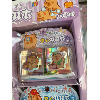 khay 20 bộ sổ nhật kí đôi hình capybara