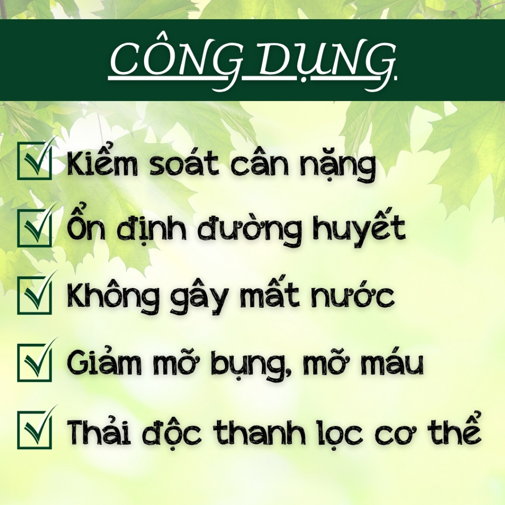 HÒA BÌNH ORGANIC - Trà Túi Lọc Lá Ổi - Thanh nhiệt, thanh lọc, Giảm cân - Bịch 50 lọc