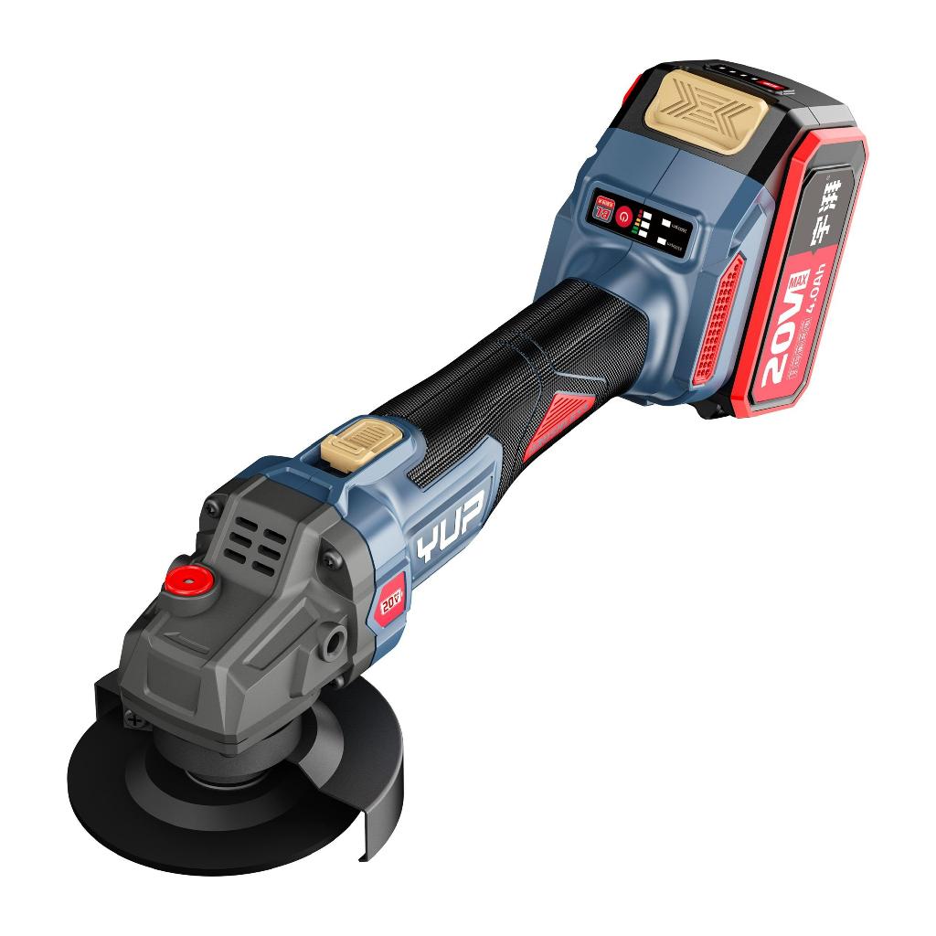 Máy mài góc pin 20V YUPAI YP20-G100A (100mm), chân pin phổ thông, động cơ không than-hộp đựng cứng