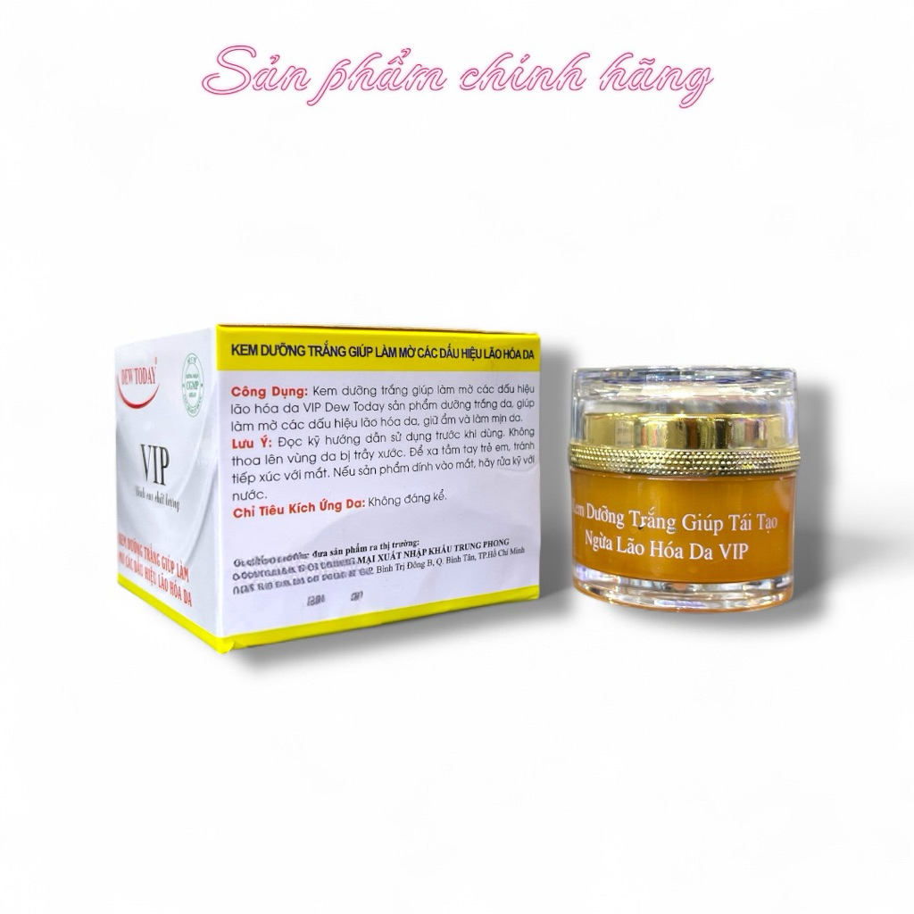 Kem Dew Today Dưỡng Trắng Giúp Làm Mờ Các Dấu Hiệu Lão Hoá Da 10gram