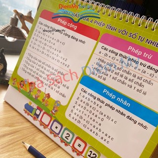 Sách - Bộ Lịch Công Thức Giải Nhanh Toán Và Tổng Hợp Kiến Thức Tiếng Anh Tiểu Học (Phiên bản 5.0)