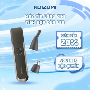 Máy Tỉa Lông Mũi & Tai 2 Đầu Dao Tiện Dụng Tích Hợp Đèn Led Hỗ Trợ Chiếu Sáng Trong Tối Tỉa Dễ Dàng