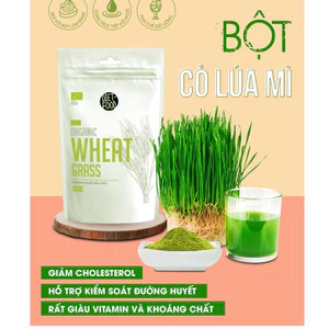 Bột Cỏ Lúa Mì Non Hữu Cơ 200g Diet Food Organic Wheat Grass Powder