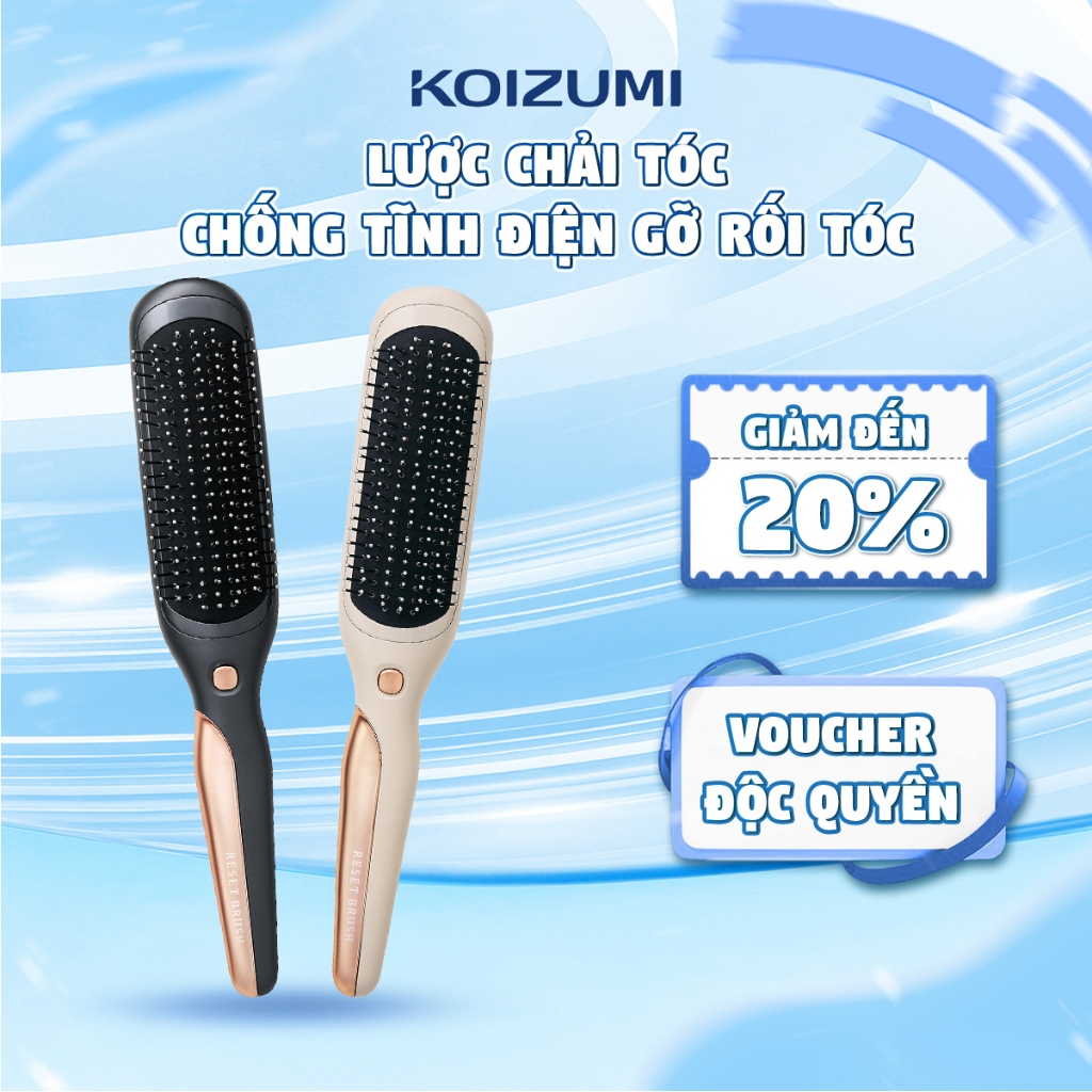 Lược Chải Tóc Chống Tĩnh Điện - Công Nghệ Rung Động Âm Thanh Giúp Gỡ Rối Tóc Massage Da Đầu Dễ Chịu