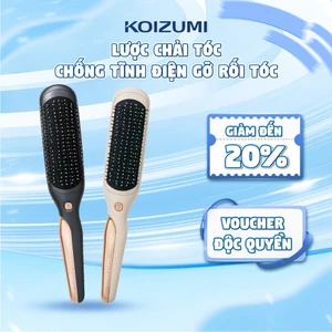 Lược Chải Tóc Chống Tĩnh Điện - Công Nghệ Rung Động Âm Thanh Giúp Gỡ Rối Tóc Massage Da Đầu Dễ Chịu