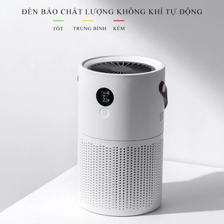 Máy lọc không khí AP01 YAMAZAKi tích điện nhỏ gọn cho phòng ngủ, cá nhân có ion âm, đèn led