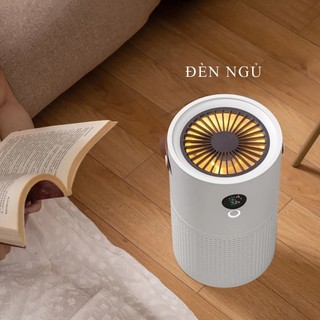Máy lọc không khí AP01 YAMAZAKi tích điện nhỏ gọn cho phòng ngủ, cá nhân có ion âm, đèn led