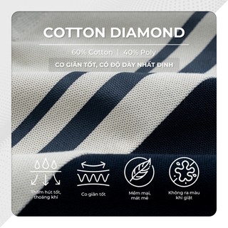 Áo polo nam cao cấp ASYL, BST FAMILY BEAR, Chất liệu mới CVC Diamond, thanh lịch - POLOMANOR
