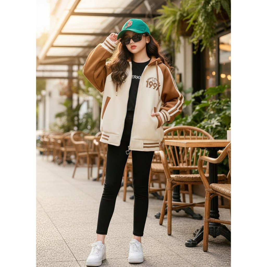 Áo khoác cho bé gái size đại BEESHOP thời trang trẻ em D25005