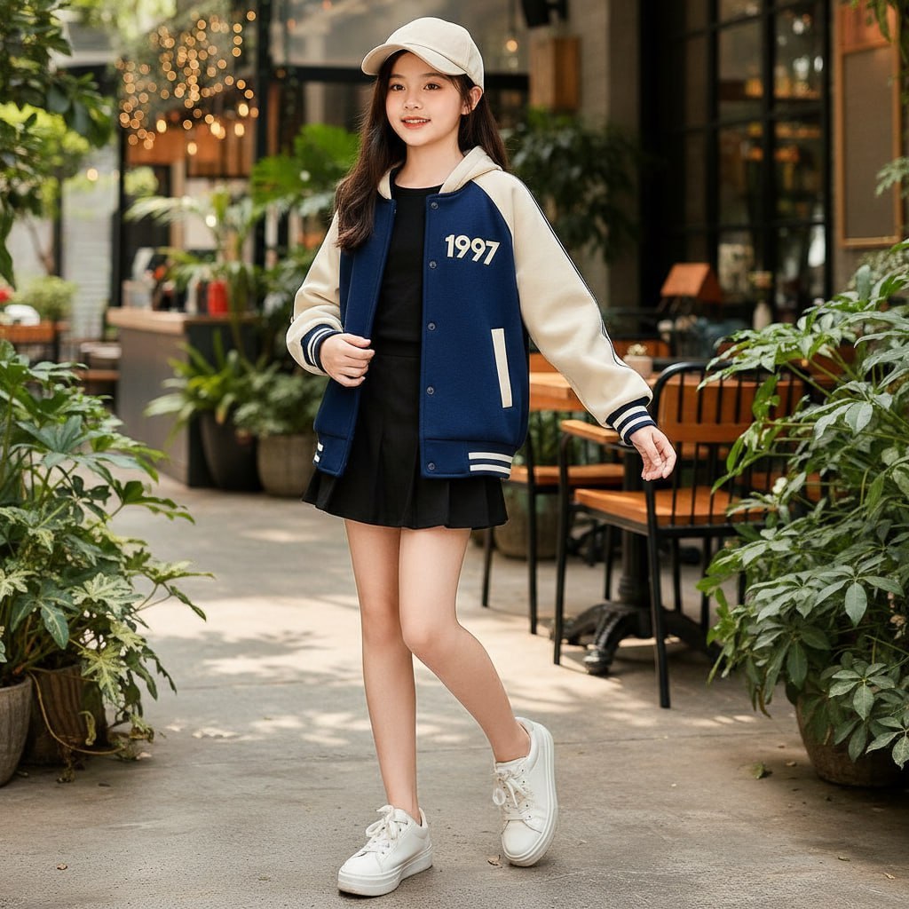 Áo khoác cho bé gái size đại BEESHOP thời trang trẻ em D25005