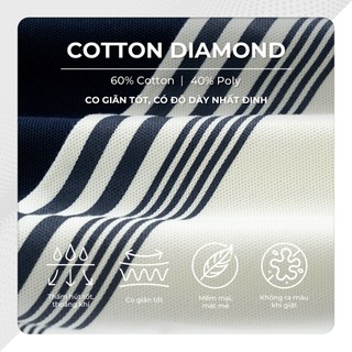 Áo polo nam cao cấp IRISH, chất liệu CVC Diamond thanh lịch sang trọng - POLOMANOR
