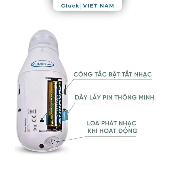 Kids' Handheld Nebulizers and oxygen Gluck GP-HM01 – 4