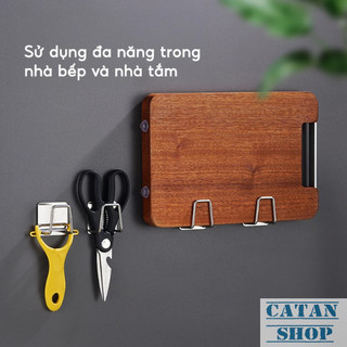 Móc Dán Tường Chữ A Inox Chống Gỉ Sét Treo Miếng Chùi Nồi, Bọt Biển, Vá Muỗng Tiện Lợi-GD950-MocChuA