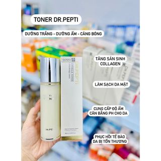 [CHÍNH HÃNG 100%] Nước Hoa Hồng Dưỡng Da Cấp Ẩm, Căng Bóng Dr.Pepti Centella Toner Ex 180ml Mẫu Mới