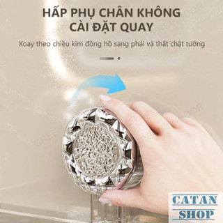 Kệ Treo Đồ Góc Tường Hút Chân Không Dán Tường Không Khoan, Chống Gỉ Siêu Bám Dính-GD945-MocCK-KeGoc